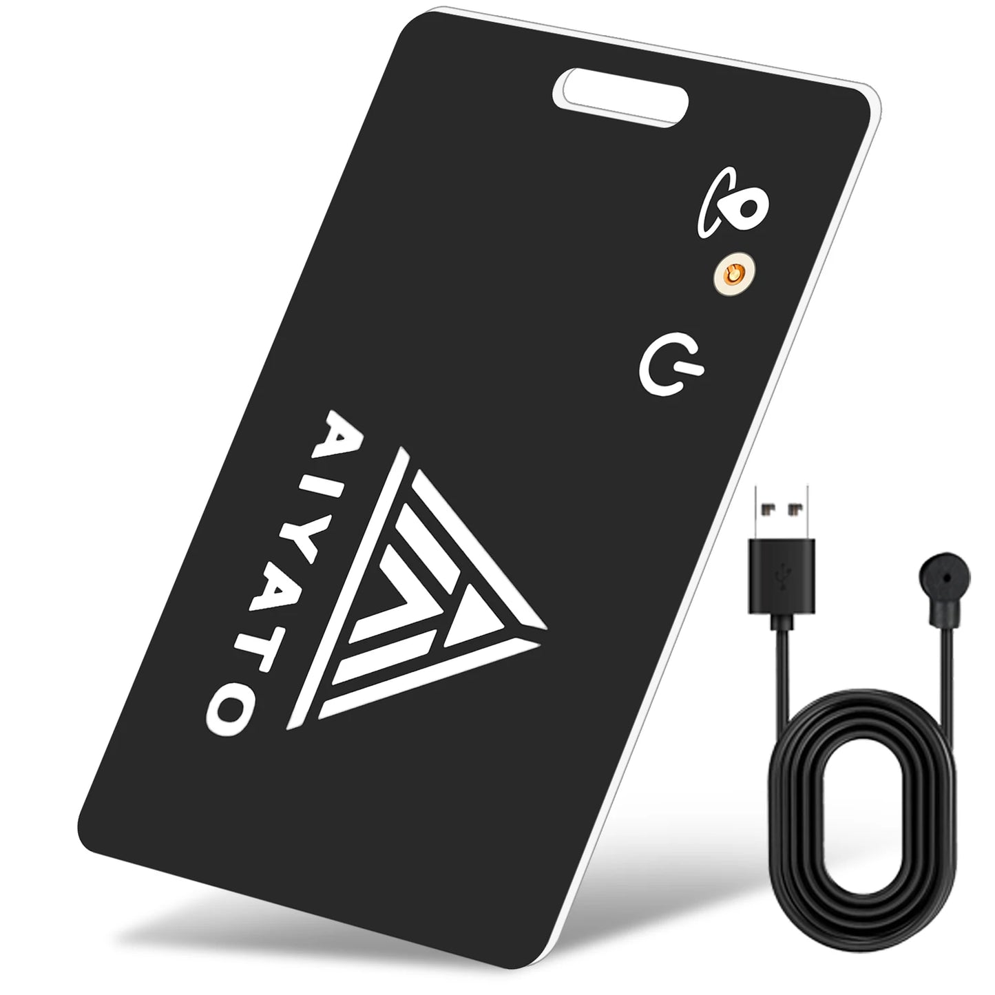 Thin Wallet Card Tracker Wireless Charging